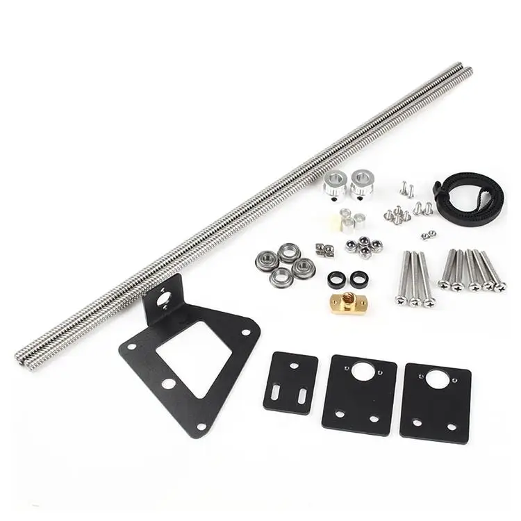 
Upgrade Part Dual Z Axis Set Dual Z Tension with Pulley Lead Screw Kit for Creality Ender-3 3D Printer 