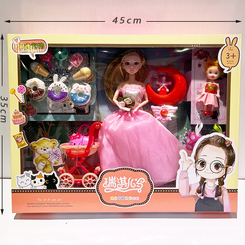 Wholesale Baby Dolls Girl Doll Toys Festival Dance Gifts Girl Princess Gift Box Set