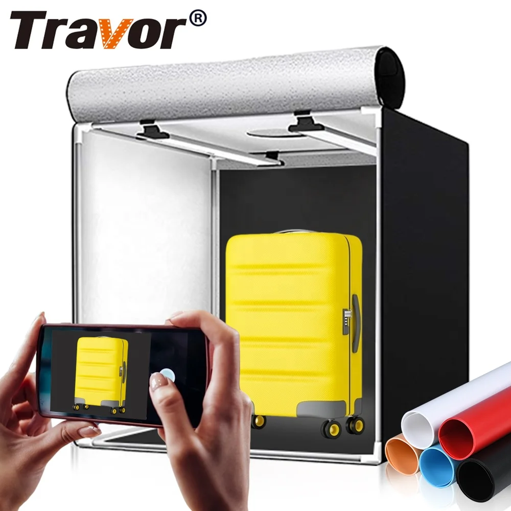 Travor M80 софтбокс 80x80 см фотостудия Профессиональный фотобокс led большой куб съемка палатки фотографическое освещение b