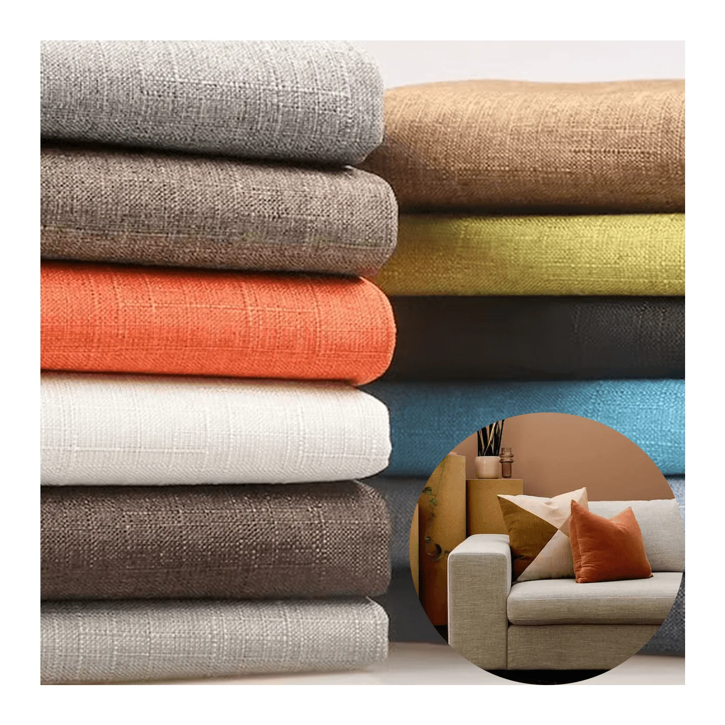 upholstery fabric custom wholesale 100% olefin fabric for sofa furniture plain sofa fabrics