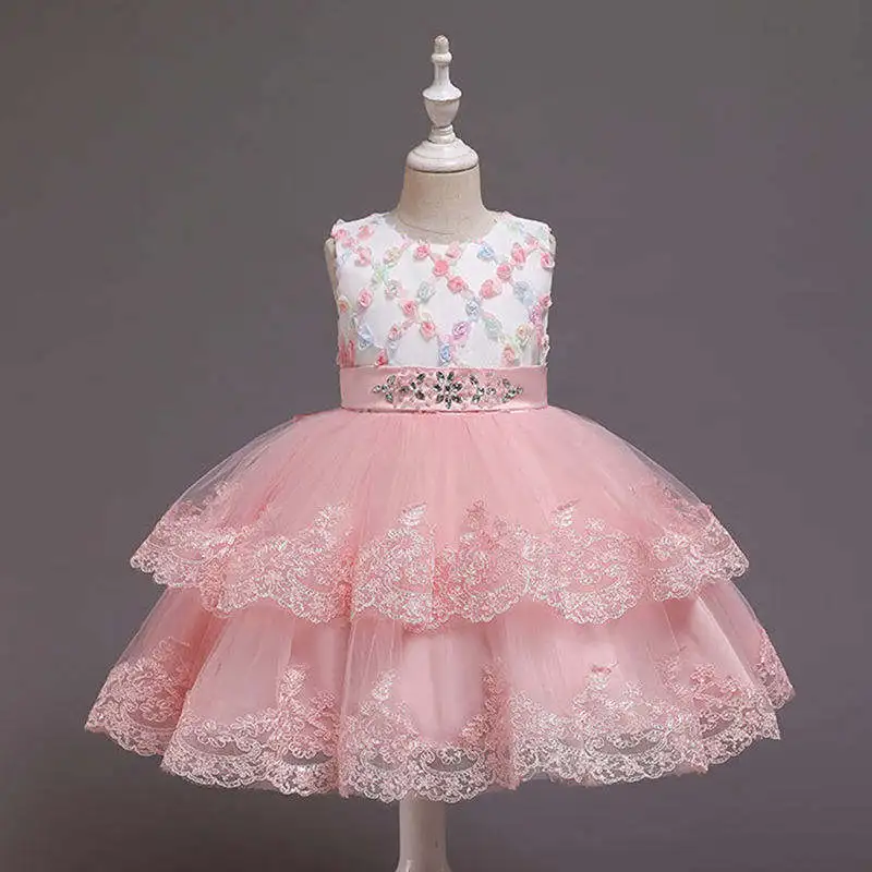 Latest Children Dress Designs Kids Clothes Design Wholesale Wedding Fancy Party Dress For Children