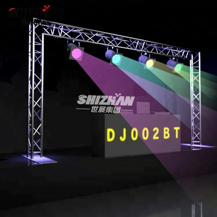 Outdoor 12 Inch Aluminum Lighting Truss Stand System With LED Screen