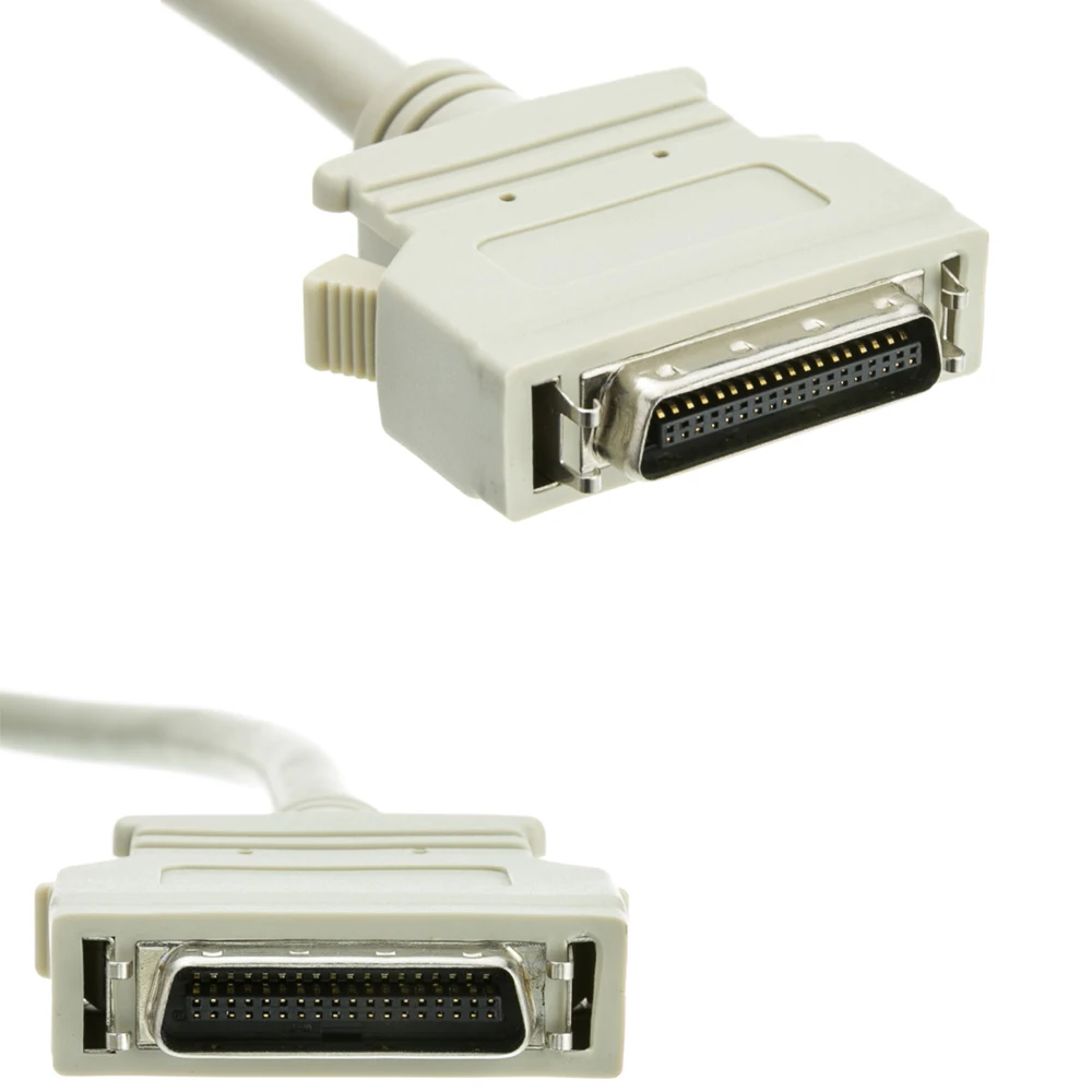 10 foot Bidirectional Printer Cable Centronics 36 (HPCN36) Male to Centronics 36 (CN36) Male, 18 Twisted Pairs, B/C Type