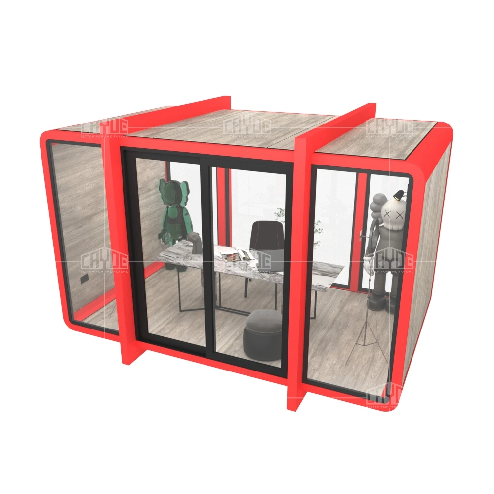 Контейнер для хранения для спальни на заказ, 40 футов, стеклянный контейнер с открытой стороной, роскошный косметический контейнер