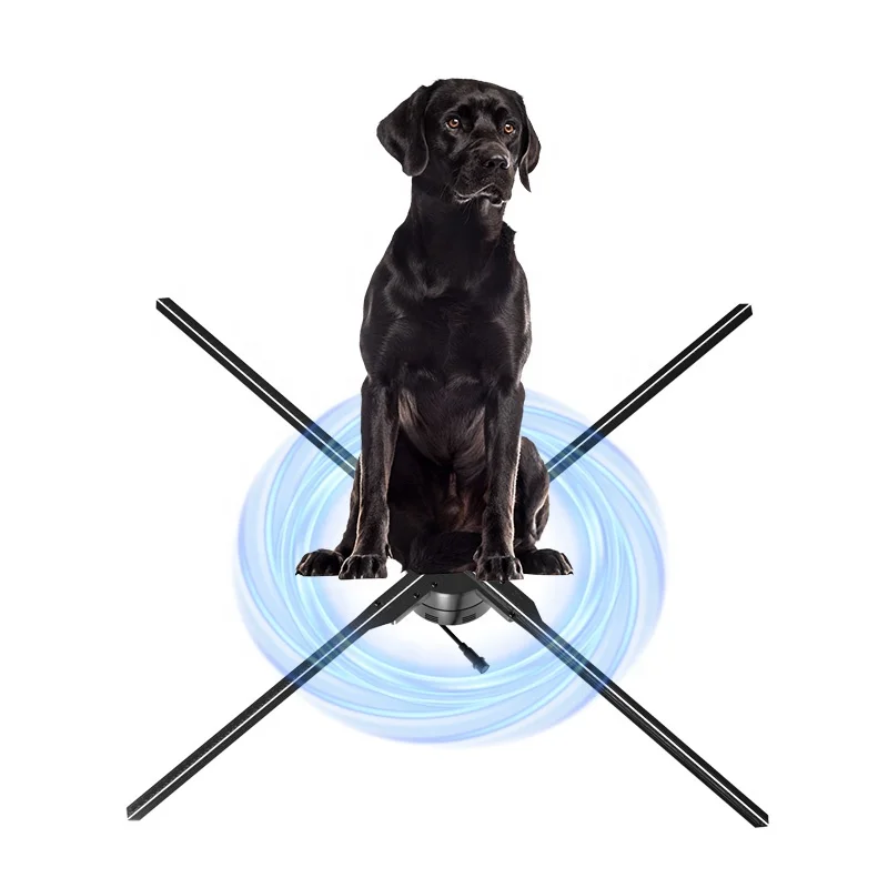 Fast Sales 3d Holographic Led Fan Hologram 100 cm High Resolution Wifi Holographic Display Holographic Fan 3d Hologram Projector