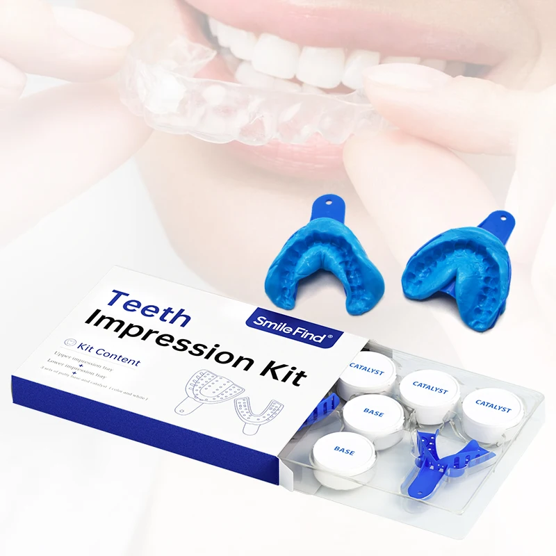 Dental Impression Putty Tray Teeth Molding Kit Dental Impression Material Kit For Teeth Aligners