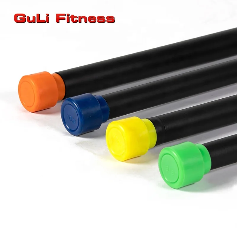 Guli Fitness Gym Gymnastics Training Popular Weighted Bar Aerobic Body Workout Body Bar 1-10kg For Fitness Weightlifting