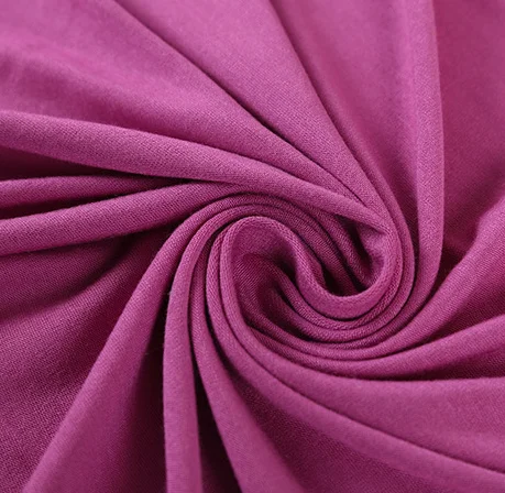 Hot selling stock lot shaoxing textile cotton spandex jersey fabric for garment