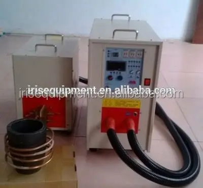 Золото, серебро, медь, металл плавильной печи лаборатория индукционная печь