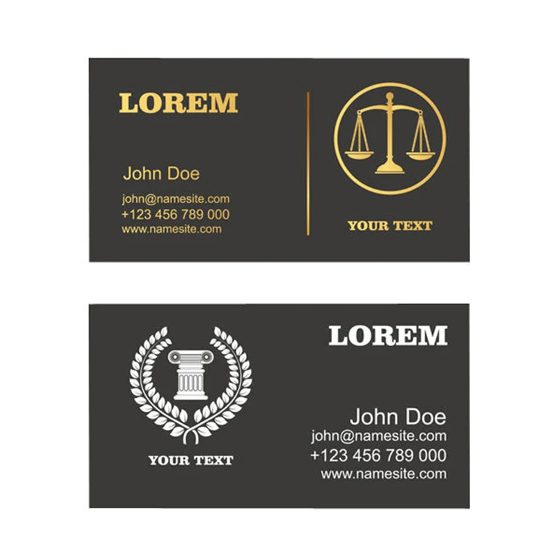 Customized Printed  luxury business paper card printing thank you card for small business