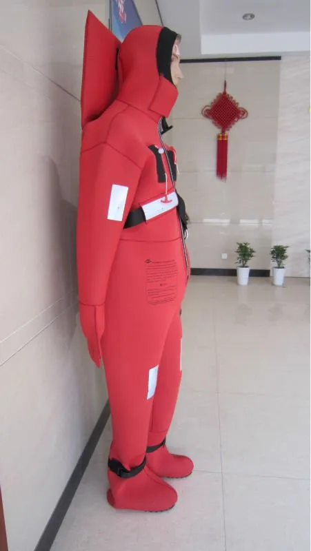 CR Expanded Neoprene Composite Cloth 5mm Immersion Suit For Marine Survival Suit