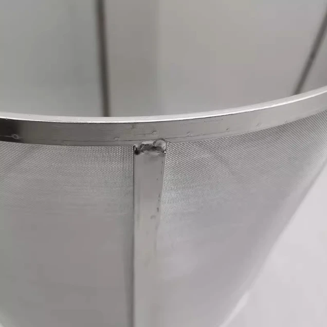 Home Beer Brewing Wire Mesh Filter Basket Holders 300 400 Micron Stainless Steel Durable Metal Accessories
