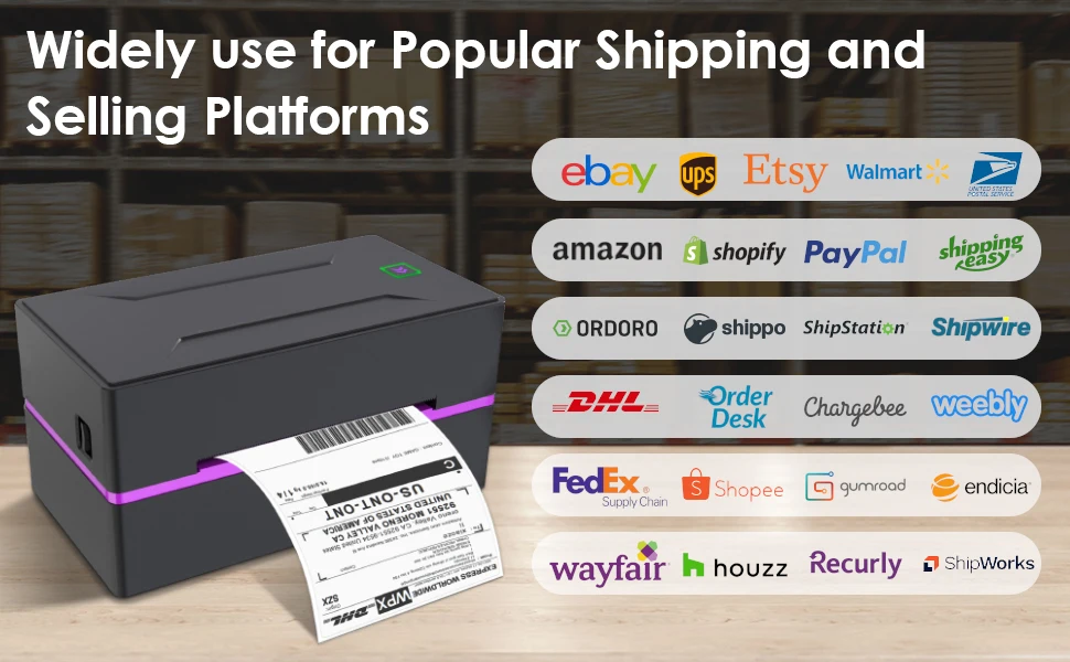 UPS DHL Air waybill thermal barcode printer free application for mobile phone sticker thermal printer for computer