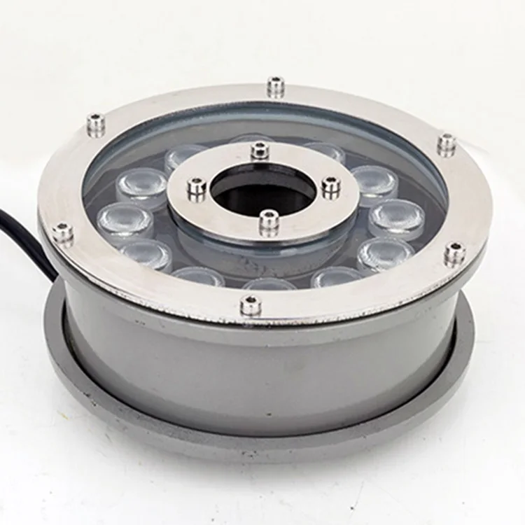 cast aluminum ip68 waterproof outdoor rgb water jet dry ring underwater fountain nozzles lights