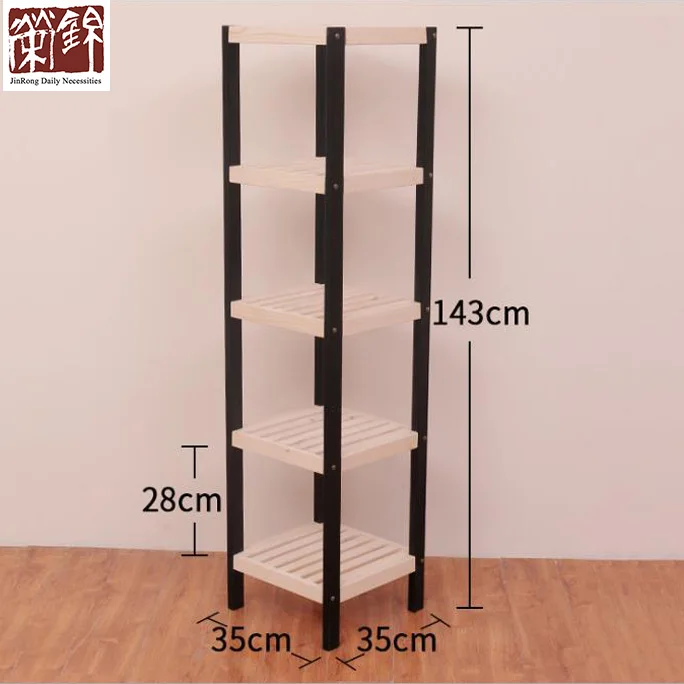 
Plant Flower Stand Rack Shelf Plant Racks Planter Solid Wood Multi-Layer Flower Stand Floor Flower Shelf 