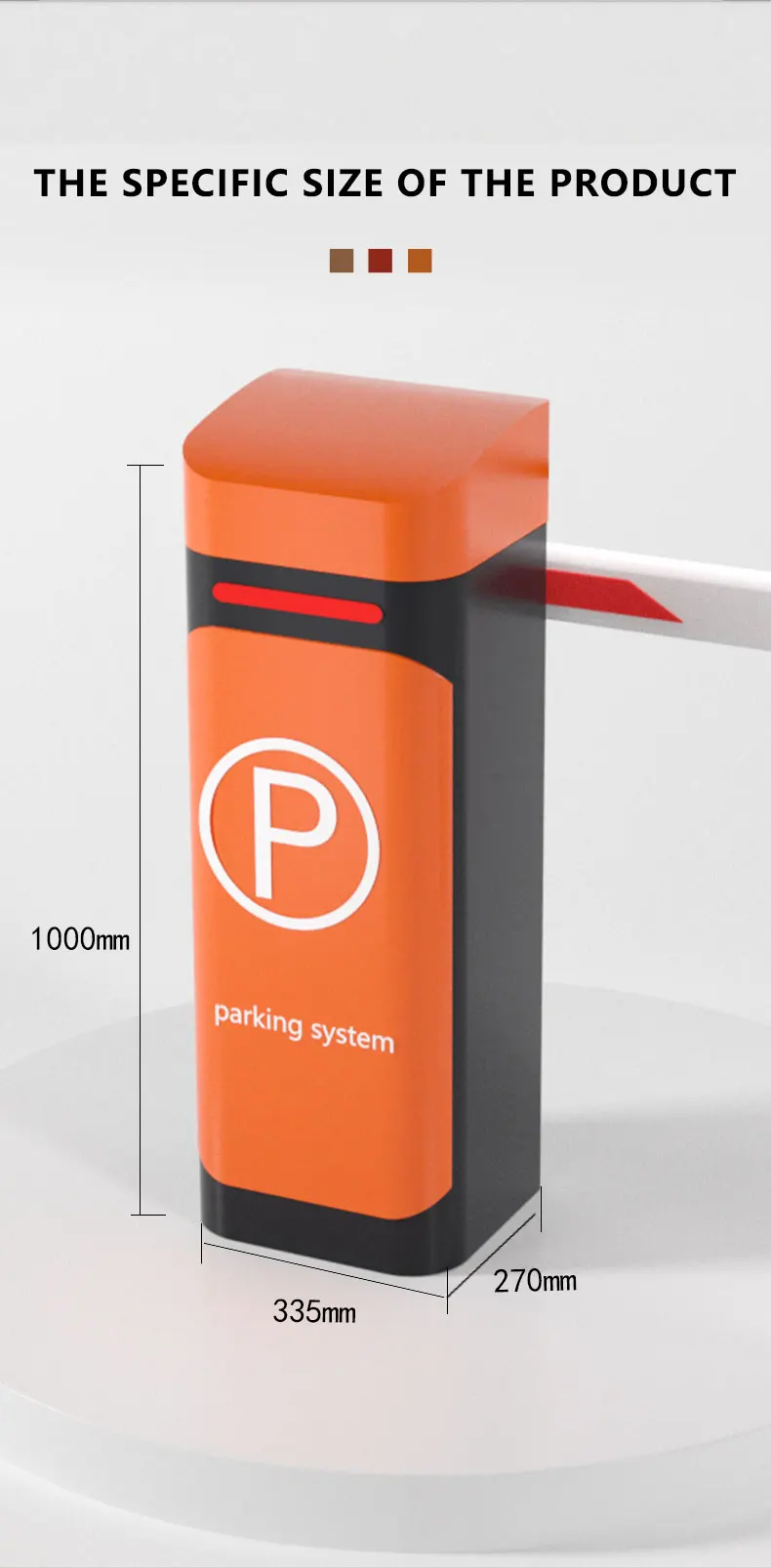 TP сталь и нержавеющая автоматические электрические ворота дистанционное управление парковочный барьер безопасности