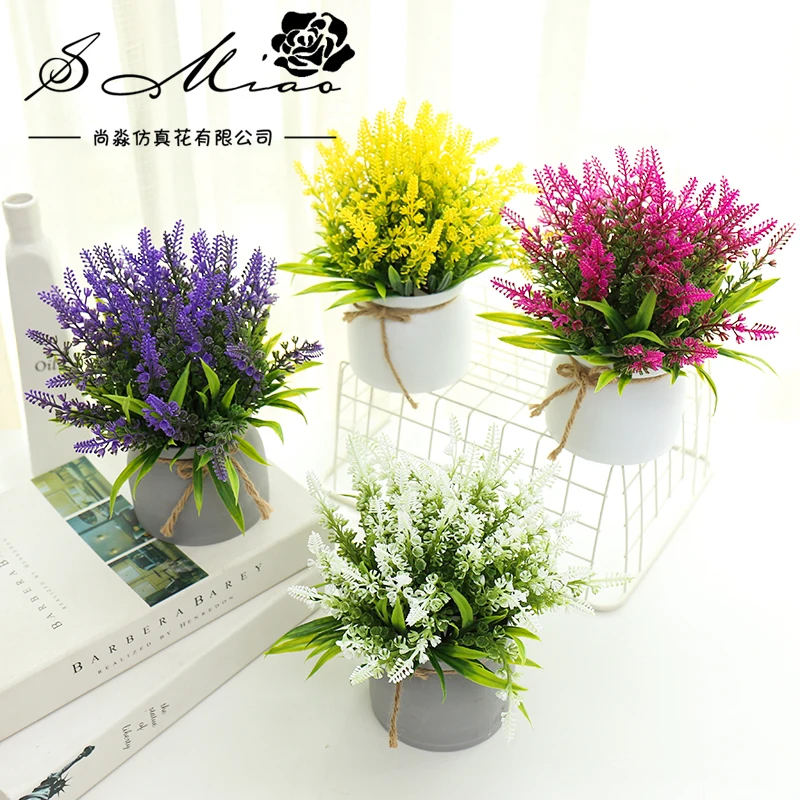 High quality bonsai artificial plastic plant for home decoration