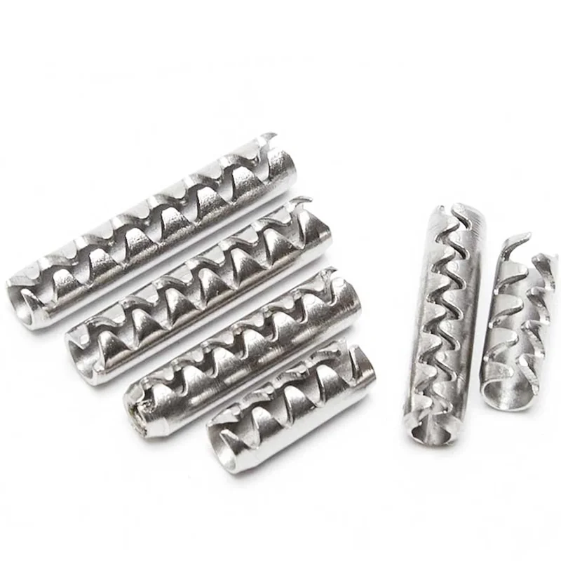 Китайский завод OEM профессиональный производитель 304 из нержавеющей стали зубчатая пружина с прорезями параллельный цилиндрический штифт