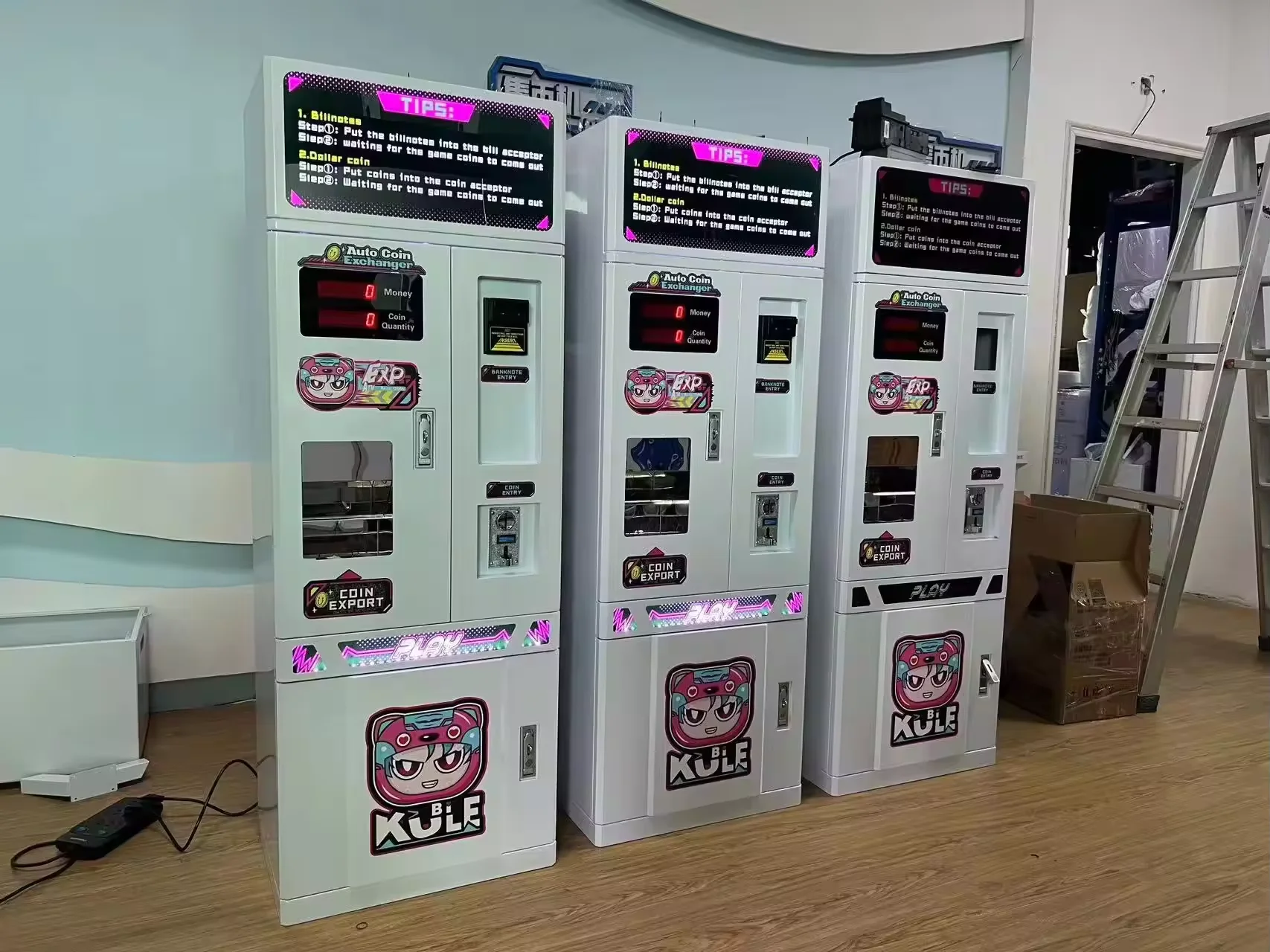 Wholesale Automatic Bill Coin Change Vending Machine Cash Bill Exchange to Coin Token Exhcanger Machine