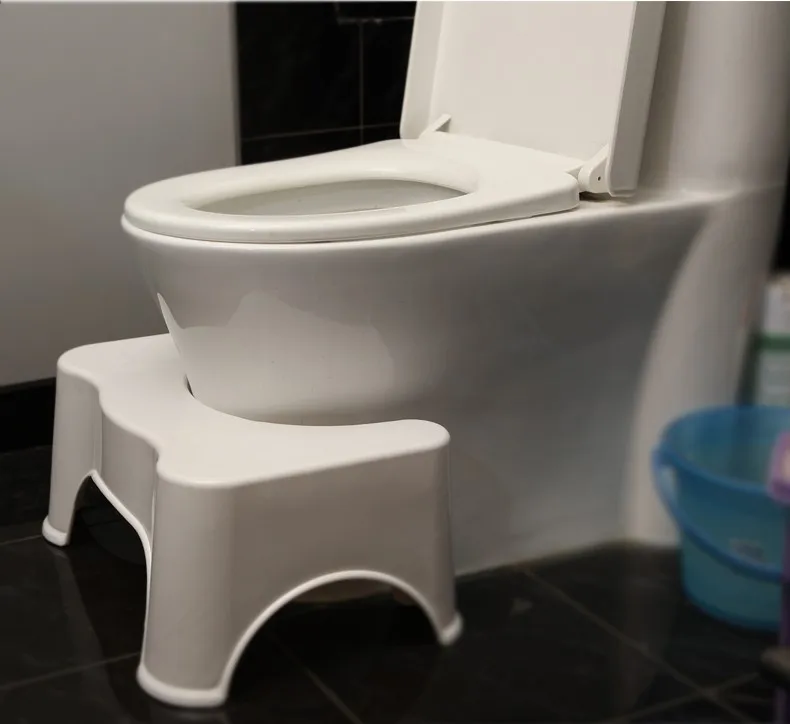 Plastic  Bathroom Toilet Stool  7 Inch Step Stool for Toilet