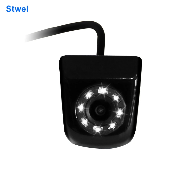 Night vision bright rearview mirror parking camera hardware spiral suspension camera mini Korean car reversing camera
