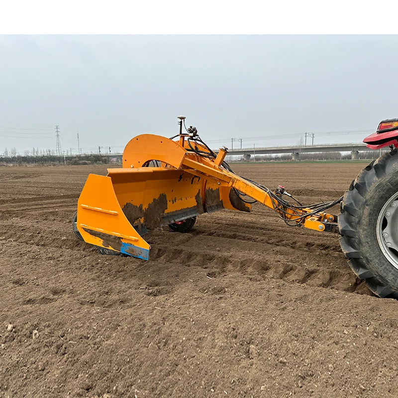 Farm Implement Laser Grader Land Leveling Machine Mounted agriculture land laser level with Tractor