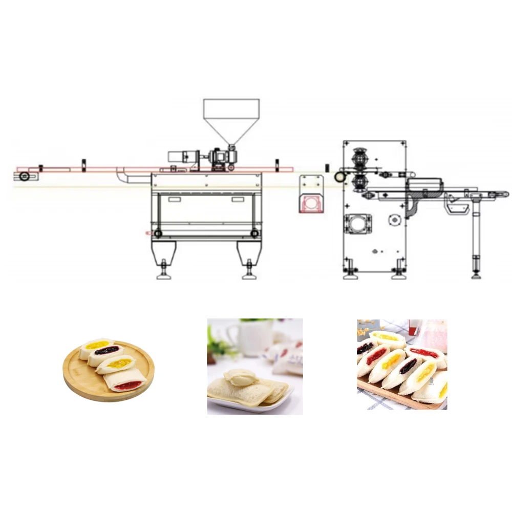 Bread Making Machine for Automatic Pocket Pillow Bread Production Baking Equipment