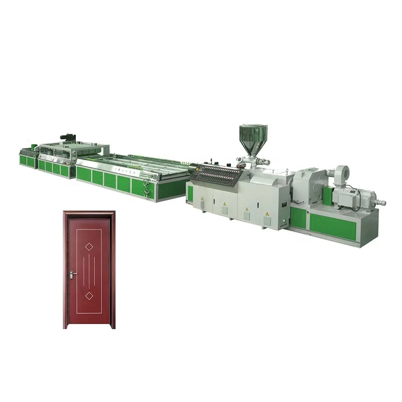 SJSZ80/156 PVC/WPC поролоновая дверная доска производственная машина деревянная пластиковая композитная Дверная панель Экструзионная линия