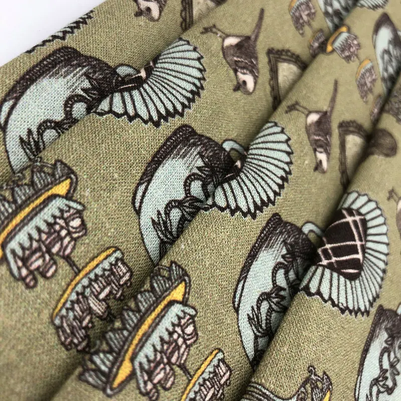 Fonesun-CL120 Custom printing oeko tex certified digital printed cotton fabric