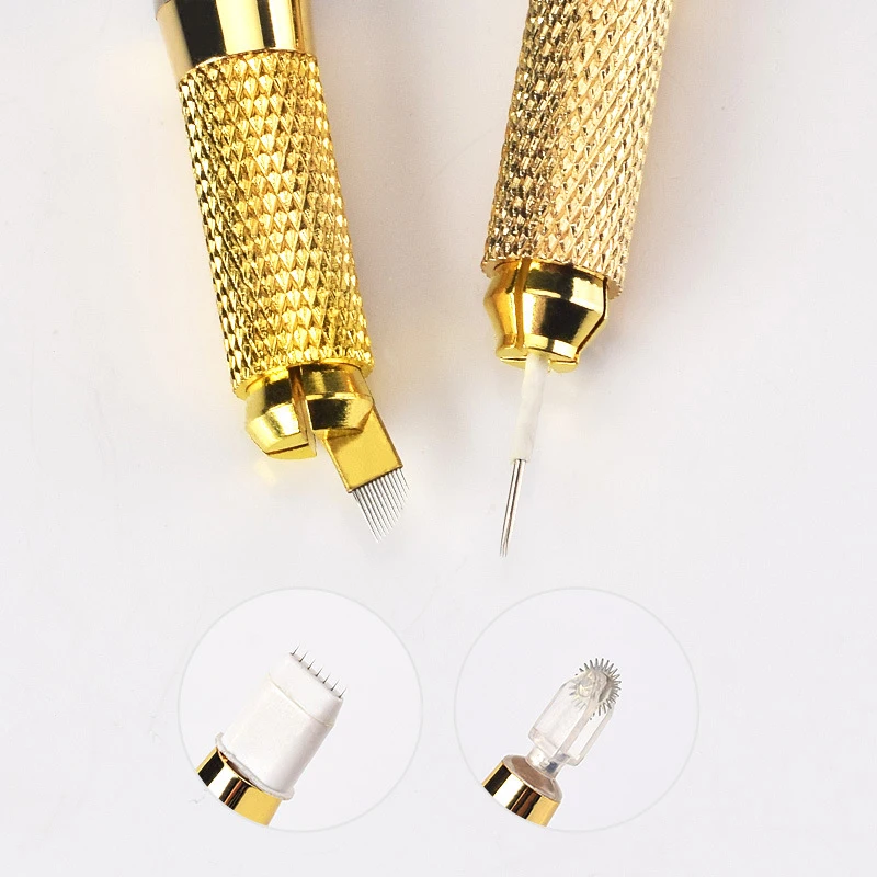 BerLin Dragon And Phoenix Aluminium Microblading Pen Manual Tattoo Pen