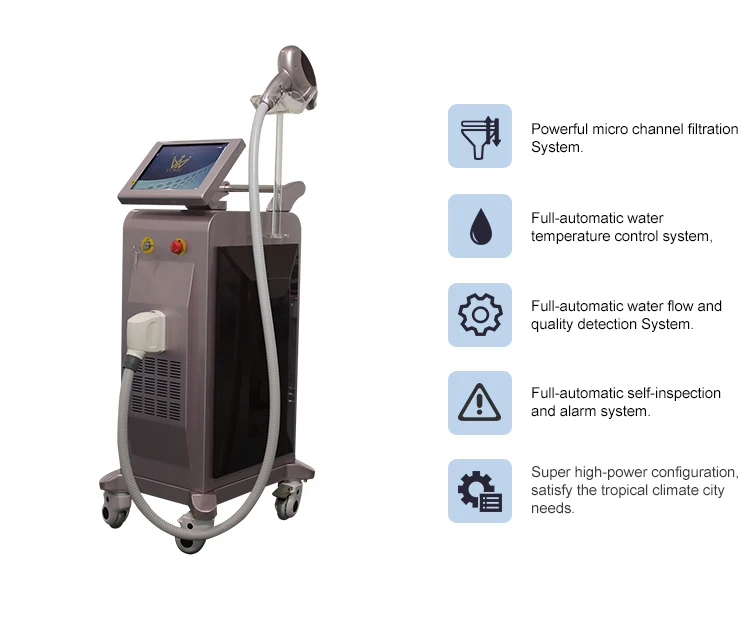 2022 Laser 755Nm 808Nm 1064Nm Diode Laser 755 1064 808Nm Diode Laser Hair Removal Machine