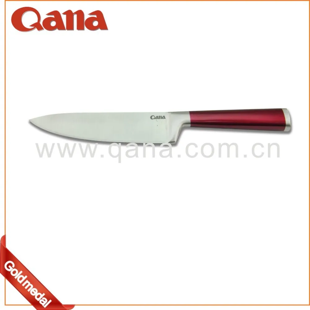 QANA Factory Wholesale OEM stainless steel kitchen knives set with wood block damascus knife cheese butter fruit meat knife