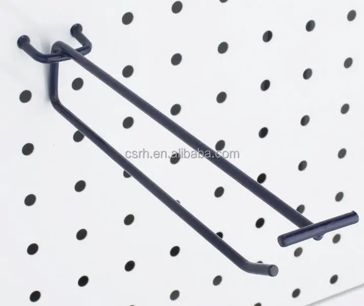 RH-P-D04 Pegboard крюк двойной провод металлический