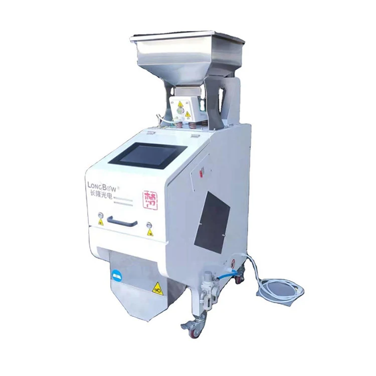Professional High Technology Small Rice Sorter Machine Corn Wheat Grain Beans Color Sorter Coffee Bean Color Selector