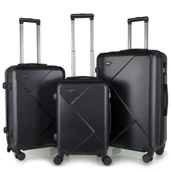 Стильные дорожные сумки из АБС-пластика, чехлы для багажа 20, 24, 28 дюймов, 3 предмета, наборы чемоданов