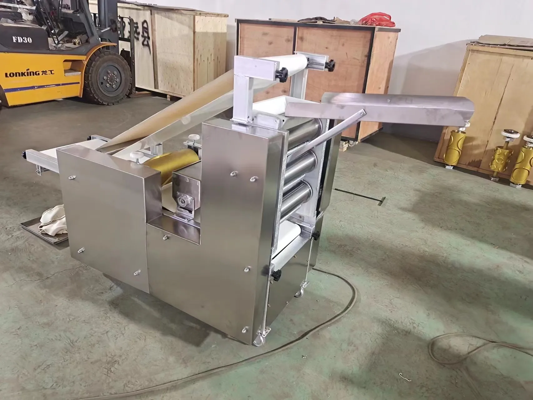 10-40CM Roti Maker Flat Bread Pressing Making Machine/ Lavash Sheeter Dumpling Bun Skin Machine for Sale