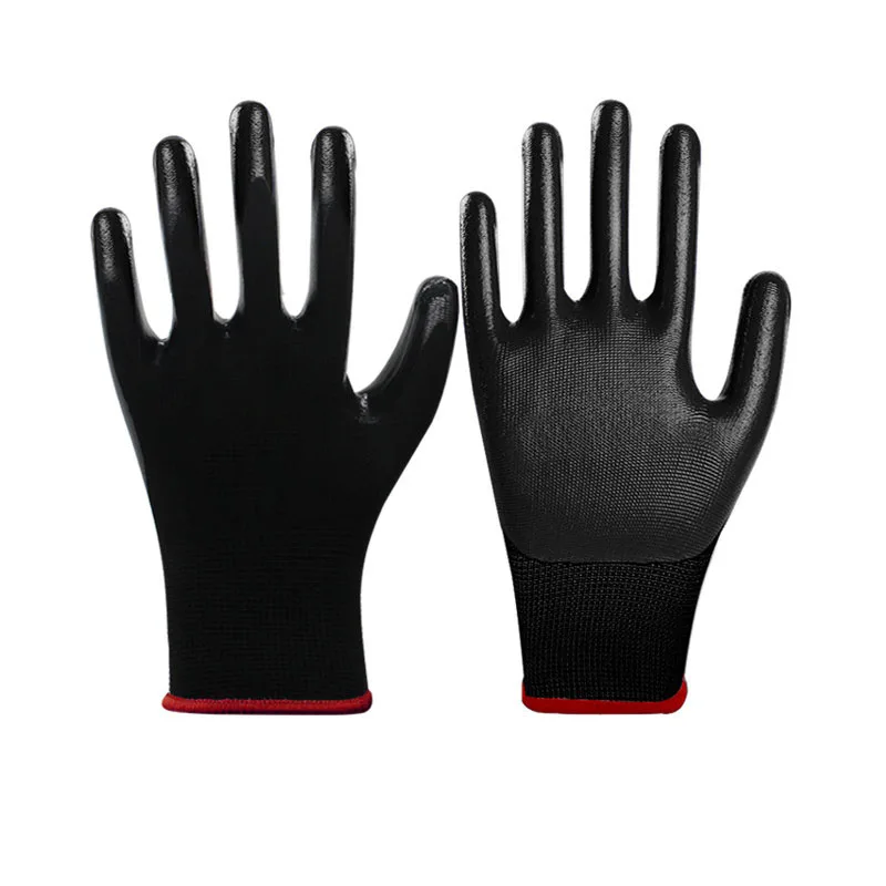 Construction Gloves Disposable Protective  Nitrile and Rubber Gloves For  Men Work Gloves