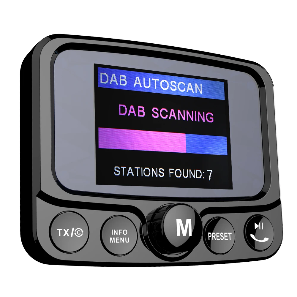 Car Radio Hands Free Calling Car Stereo Auto DAB FM Universal In Car Adaptor DAB DAB+ Digital Radio With FM + Antenna