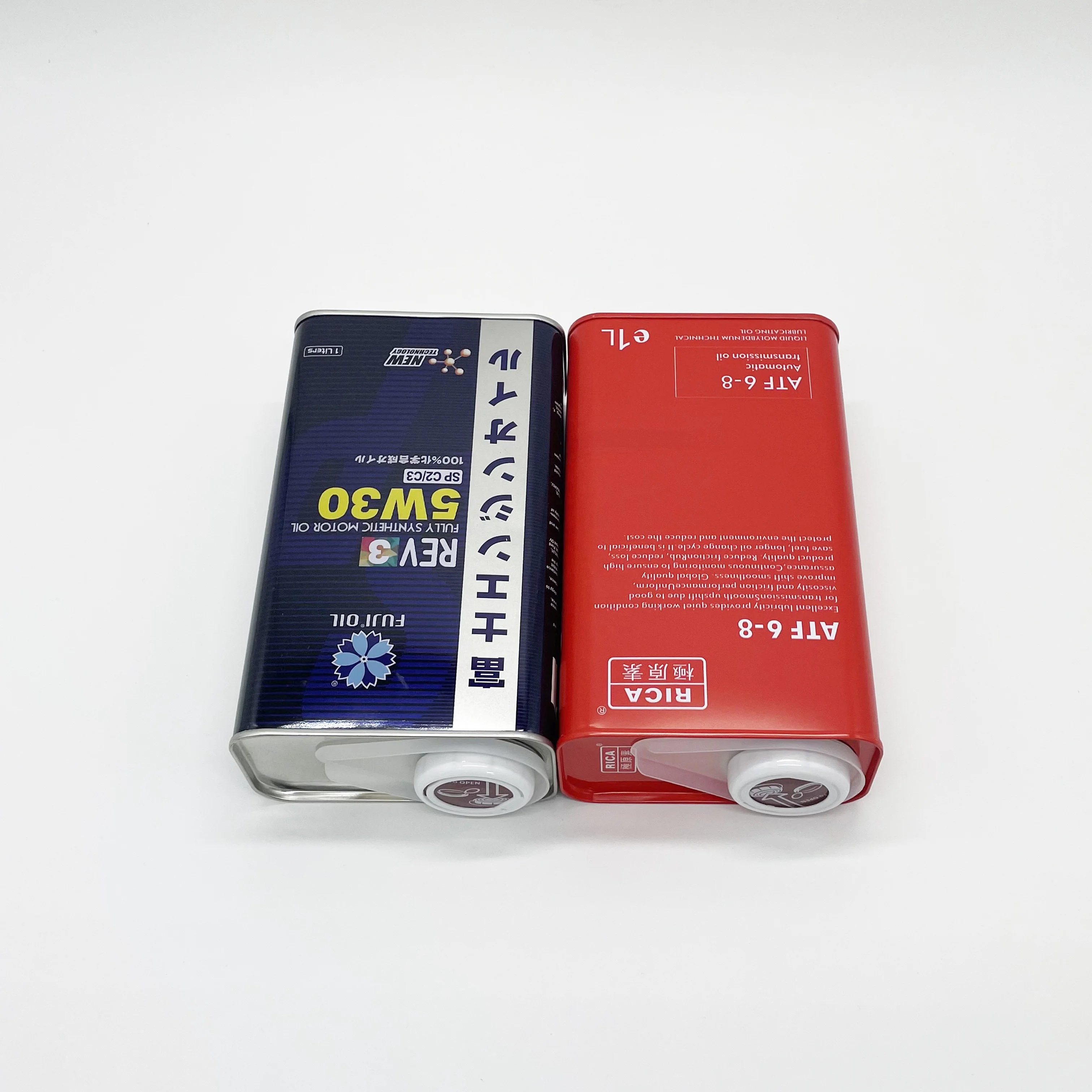 New design product metal package tank metal tin cans for engine oil