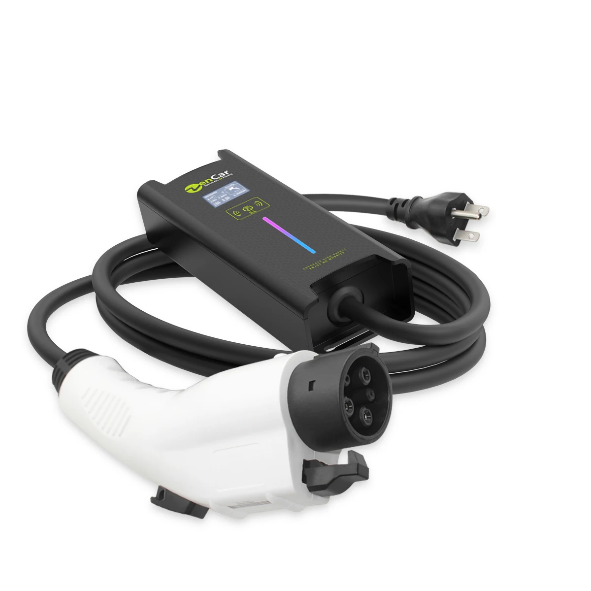 Zencar Type 1 J1772 15 Amp Level 1 Phev Home Charger to Nema 5-15