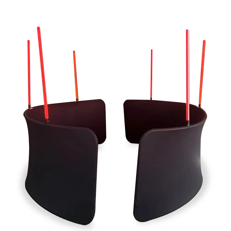 8*10ft 360 Led Photo Booth round Backdrop Tent Enclosure Studio with 6 tube lights Background wall