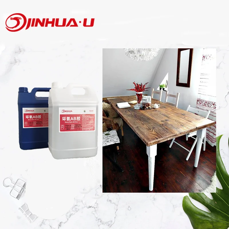 Кристально чистый эпоксидной смолы литейная для стола