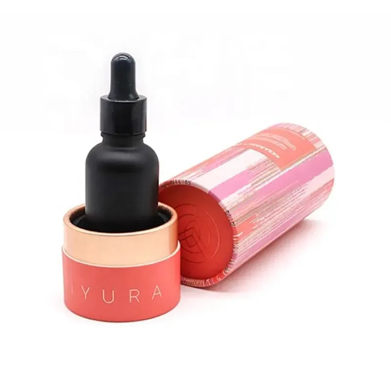 Biodegradable Packaging Kraft Paper Push Up Cardboard Tube For Lip Balm Deodorant Packaging