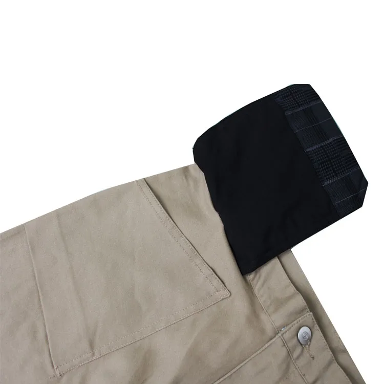 Мужские брюки цвета хаки, длинные штаны из спандекса с летящими карманами, одежда для работы, на заказ, 2022