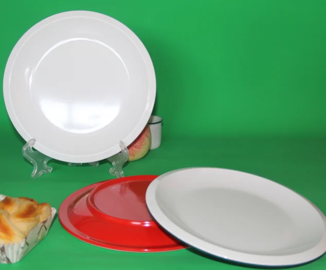 High-end goods red melamine plate melamine tableware dinner plate melamine plate