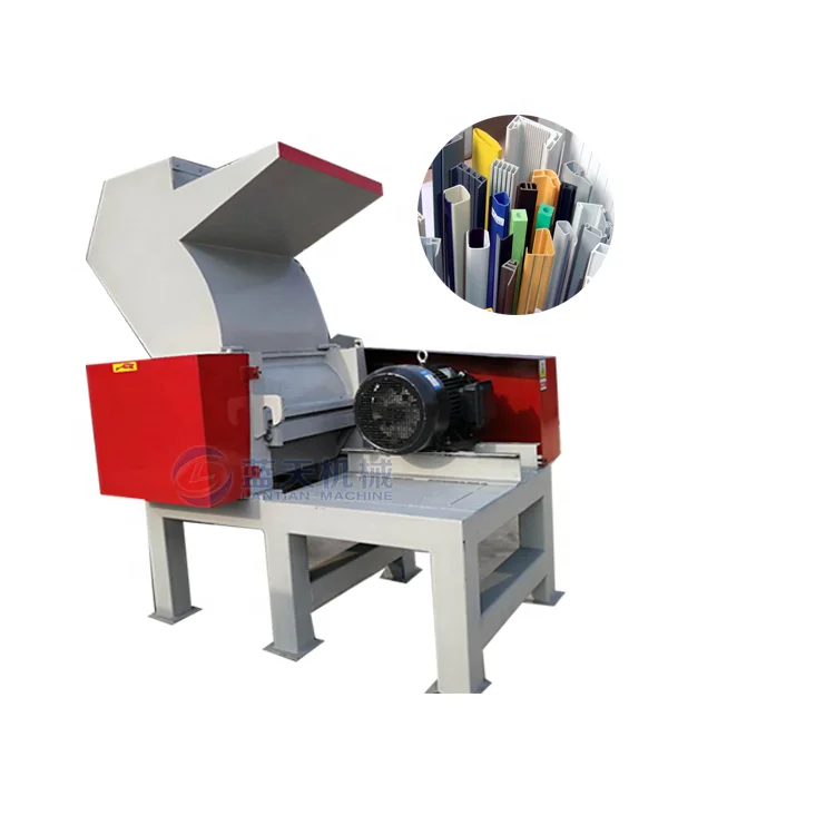 
PVC PE PP crusher and pet bottle grinding and cutting machine 