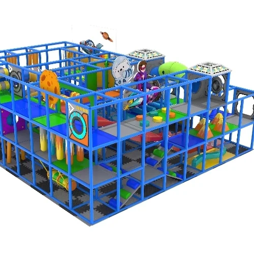 Modern Funny Kids Indoor Climb Playground Toys Playground Equipment Sets Indoor Trampoline Park