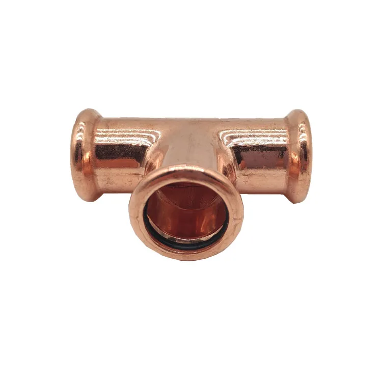 Copper Press Fitting Coupling Reducer Elbow for Plumbing pipe fittings HVAC M-profile WRAS Factory Wholesale Press Fittings