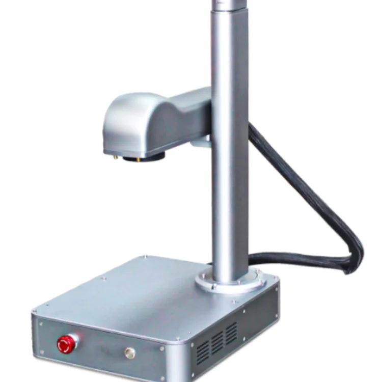 Manufacturers direct sales best light source high resolution desktop fiber leaser marking machine
