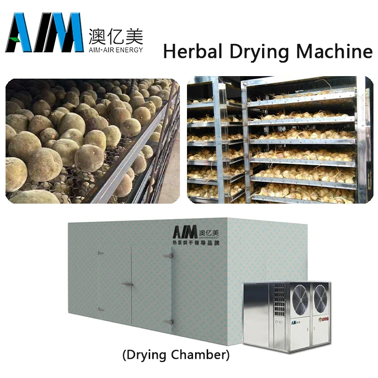 Heat Pump Herb Meat Drying Machine Pet Snacks Dryer Sea Cucumber Cassava Fish Dryer Machine For Moringa Leaves Thailand Dry Fish